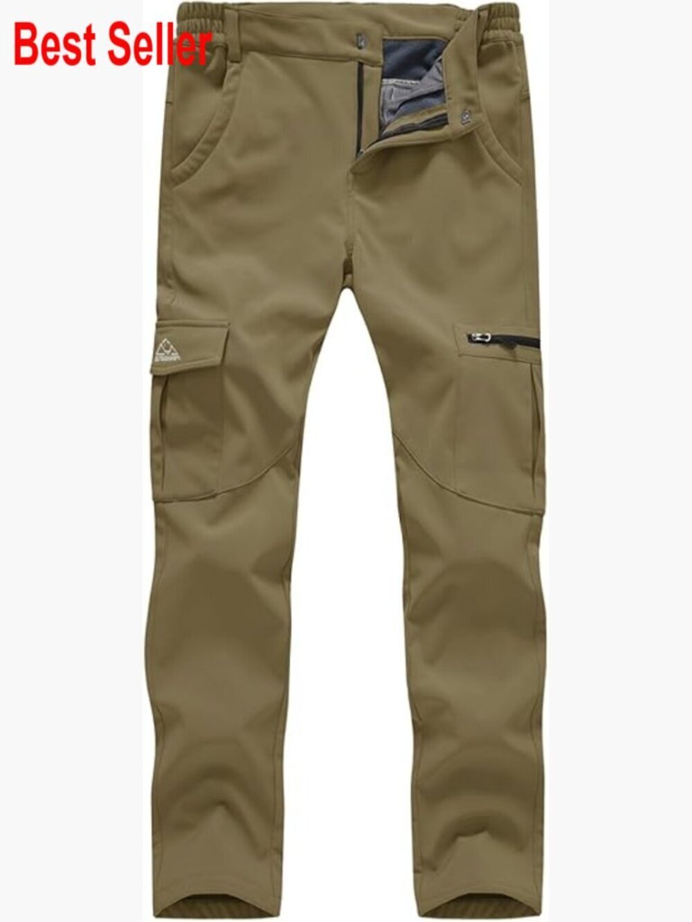Waterproof Windproof Insulated Fleece Pants for Hiking Ski Snow